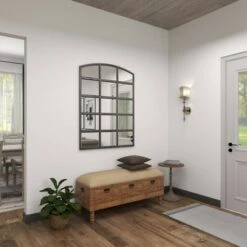 Olivia & May Carved Wood and Upholstered Storage Bench with Drawers Brown - Olivia & May -Ottomans Official Shop unnamed file 7791