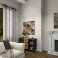 Olivia & May Carved Wood and Upholstered Storage Bench with Drawers Brown - Olivia & May -Ottomans Official Shop unnamed file 7795