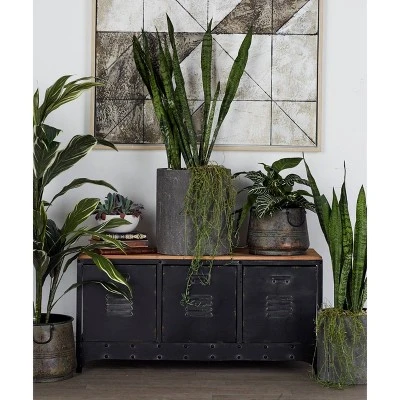 Wood Storage Bench 3 Drawers Black - Olivia & May 3 Wood Storage Bench 3 Drawers Black - Olivia & May