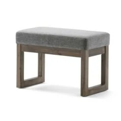 Small Madison Footstool Ottoman Bench - WyndenHall Gray 24 Small Madison Footstool Ottoman Bench - WyndenHall Gray -Ottomans Official Shop unnamed file 781