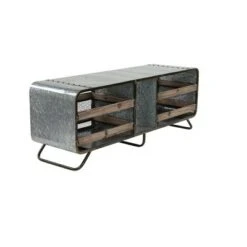 Olivia & May Industrial Storage Bench Gray - Olivia & May 18 Olivia & May Industrial Storage Bench Gray - Olivia & May -Ottomans Official Shop unnamed file 7822