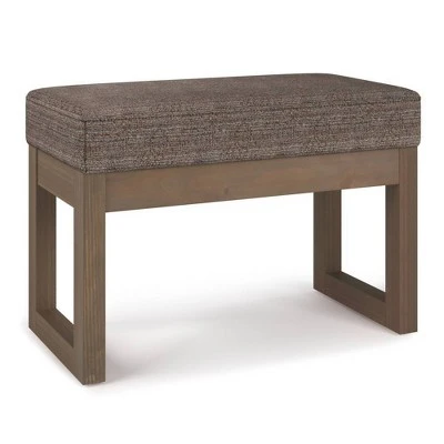 Small Madison Footstool Ottoman Bench - WyndenHall Gray 9 Small Madison Footstool Ottoman Bench - WyndenHall Gray – Image 7