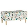 Jaxson Storage Bench Terrazzo Emerald Ochre - Skyline Furniture -Ottomans Official Shop unnamed file 7836