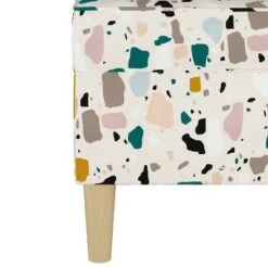 Jaxson Storage Bench Terrazzo Emerald Ochre - Skyline Furniture -Ottomans Official Shop unnamed file 7838