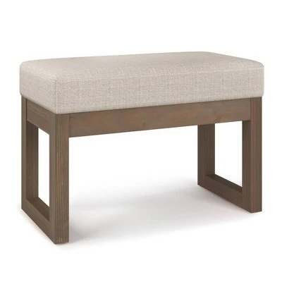 Small Madison Footstool Ottoman Bench - WyndenHall Gray 10 Small Madison Footstool Ottoman Bench - WyndenHall Gray – Image 8