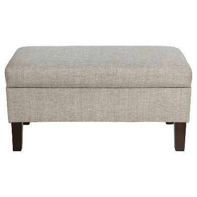 Skyline Bedroom Metallic Upholstered Storage Bench - Skyline Furniture 3 Skyline Bedroom Metallic Upholstered Storage Bench - Skyline Furniture