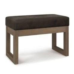 Small Madison Footstool Ottoman Bench - WyndenHall Gray 28 Small Madison Footstool Ottoman Bench - WyndenHall Gray -Ottomans Official Shop unnamed file 785