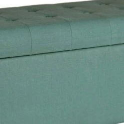 Polyester Upholstery Bench with Button Tufted Hinged Lid Storage and Wood Feet Teal - Benzara 6 Polyester Upholstery Bench with Button Tufted Hinged Lid Storage and Wood Feet Teal - Benzara -Ottomans Official Shop unnamed file 7884