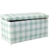 Storage Bench in Buffalo Square Mint Green - Skyline Furniture -Ottomans Official Shop unnamed file 7889