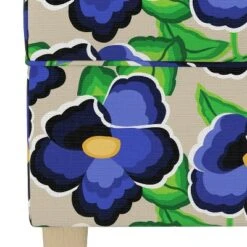 Storage bench in Carla Floral Blue - Skyline Furniture -Ottomans Official Shop unnamed file 7895