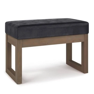 Small Madison Footstool Ottoman Bench - WyndenHall Gray 17 Small Madison Footstool Ottoman Bench - WyndenHall Gray – Image 15