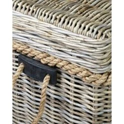 Zinnia Rattan Storage Bench Gray - East at Main -Ottomans Official Shop unnamed file 7919