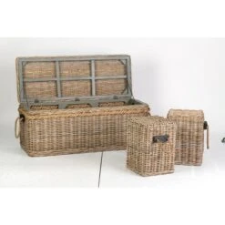 Zinnia Rattan Storage Bench Gray - East at Main -Ottomans Official Shop unnamed file 7921
