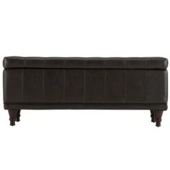 Ekron Storage Bench Bi - Cast Vinyl Dark Brown Inspire Q -Ottomans Official Shop unnamed file 7932