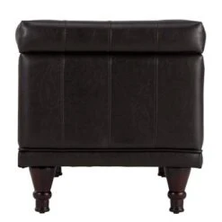 Ekron Storage Bench Bi - Cast Vinyl Dark Brown Inspire Q -Ottomans Official Shop unnamed file 7933