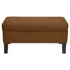 Bedroom Microsuede Storage Bench - Skyline Furniture Microsuede White