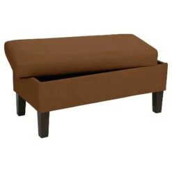 Bedroom Microsuede Storage Bench - Skyline Furniture Microsuede White -Ottomans Official Shop unnamed file 7967