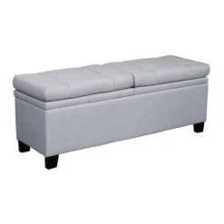Storage Upholstered Bed Bench Gray - HomeFare -Ottomans Official Shop unnamed file 7976