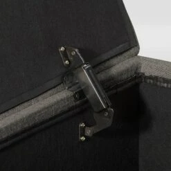 Boston Tufted Fabric Storage Ottoman Dark Gray - CorLiving -Ottomans Official Shop unnamed file 8014