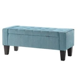 Baytown Storage Bench - OSP Home Furnishings Blue Smok -Ottomans Official Shop unnamed file 8032