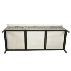 Wood Storage Bench with Basket Drawers Gray - Decor Therapy -Ottomans Official Shop unnamed file 8085