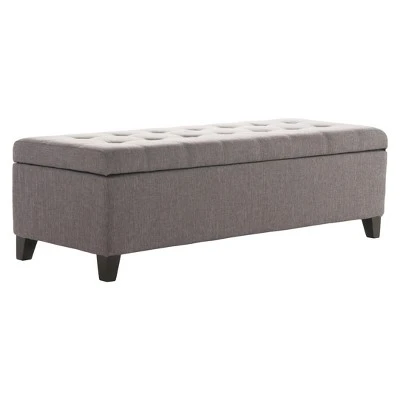 Mission Storage Ottoman - Christopher Knight Home Brown 12 Mission Storage Ottoman - Christopher Knight Home Brown – Image 10