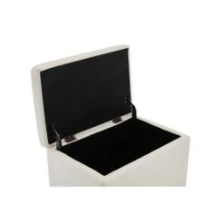 24" Tufted Storage Ottoman and Hinged Lid - WOVENBYRD Light Brown -Ottomans Official Shop unnamed file 8235