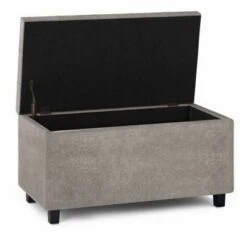 34" Essex Storage Ottoman - Wyndenhall Stone Gray -Ottomans Official Shop unnamed file 8284