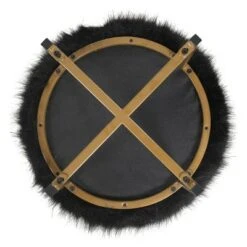 Faux Fur Stool - HomePop Pink -Ottomans Official Shop unnamed file 83