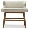 Gradisca Modern And Contemporary Fabric Button Tufted Upholstered Bar Bench Banquette - Baxton Studio Light Beige -Ottomans Official Shop unnamed file 833