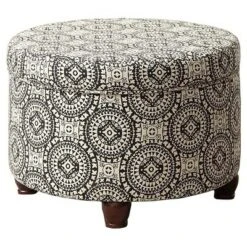 Storage Ottoman - HomePop Black/white 18 Storage Ottoman - HomePop Black/white -Ottomans Official Shop unnamed file 8488