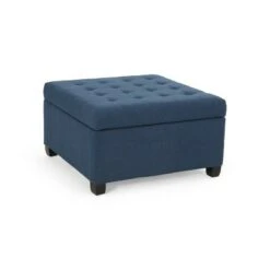 Isabella Contemporary Tufted Fabric Storage Ottoman - Christopher Knight Home Navy Blue/dark Brown 26 Isabella Contemporary Tufted Fabric Storage Ottoman - Christopher Knight Home Navy Blue/dark Brown -Ottomans Official Shop unnamed file 8507