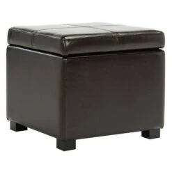 Madison Square Storage Ottoman - Safavieh Brown 17 Madison Square Storage Ottoman - Safavieh Brown -Ottomans Official Shop unnamed file 8511