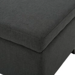 York Storage Ottoman - Christopher Knight Home Dark Gray -Ottomans Official Shop unnamed file 8528