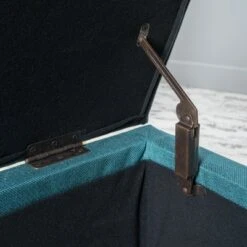 Cleo Storage Ottoman - Christopher Knight Home Dark Teal -Ottomans Official Shop unnamed file 8559