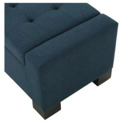 Lawton Storage Ottoman - Christopher Knight Home Dark Blue -Ottomans Official Shop unnamed file 8569