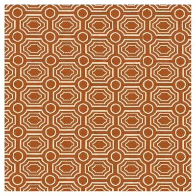 Sunshine Storage Cube Ottoman - Orange - HomePop 4 Sunshine Storage Cube Ottoman - Orange - HomePop – Image 2