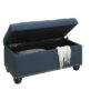 Breighton Home 7Th Avenue Storage Ottoman - Johar Furniture Blue