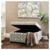 Tempe Storage Ottoman - Gray Geometric - Christopher Knight Home -Ottomans Official Shop unnamed file 8675