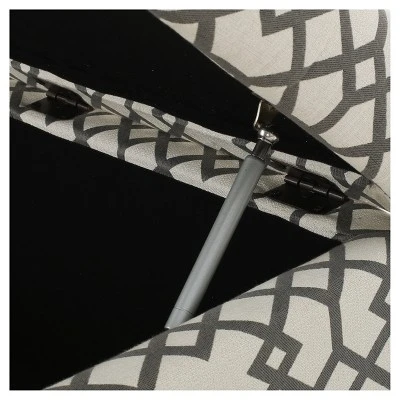 Tempe Storage Ottoman - Gray Geometric - Christopher Knight Home 5 Tempe Storage Ottoman - Gray Geometric - Christopher Knight Home – Image 3