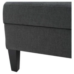 Zahra Storage Ottoman - Christopher Knight Home Dark Blue