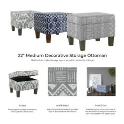 Bella Storage Ottoman - Blue Trellis - HomePop 13 Bella Storage Ottoman - Blue Trellis - HomePop -Ottomans Official Shop unnamed file 8729