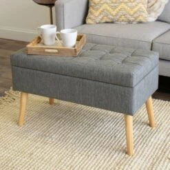 Brooklyn Storage Ottoman Bench Gray - Humble Crew -Ottomans Official Shop unnamed file 8740