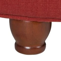 Tufted Round Cocktail Storage Ottoman Red - HomePop -Ottomans Official Shop unnamed file 8756