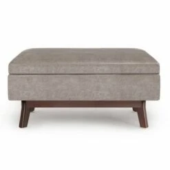 Small Ethan Rectangular Storage Ottoman - WyndenHall Midnight Black -Ottomans Official Shop unnamed file 8790