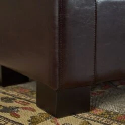 Guernsey Leather Storage Ottoman Bench Brown - Christopher Knight Home 10 Guernsey Leather Storage Ottoman Bench Brown - Christopher Knight Home -Ottomans Official Shop unnamed file 8797
