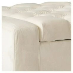 Hikaru Storage Ottoman - Christopher Knight Home Ivory -Ottomans Official Shop unnamed file 8817