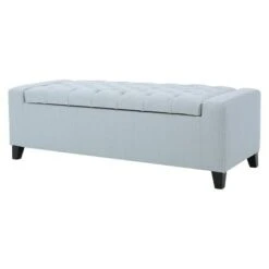 Hikaru Storage Ottoman - Christopher Knight Home Ivory -Ottomans Official Shop unnamed file 8820