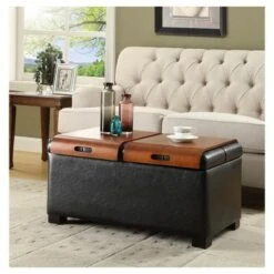 Storage Ottoman with Trays Black - Breighton Home -Ottomans Official Shop unnamed file 8826