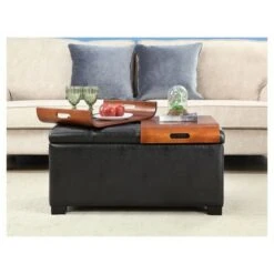 Storage Ottoman with Trays Black - Breighton Home -Ottomans Official Shop unnamed file 8827